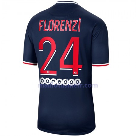 Maillot de Foot Paris Saint-Germain Florenzi 24 Domicile 2020-21 Maillot de Foot Paris Saint-Germain Florenzi 24 Domicile 2020-21